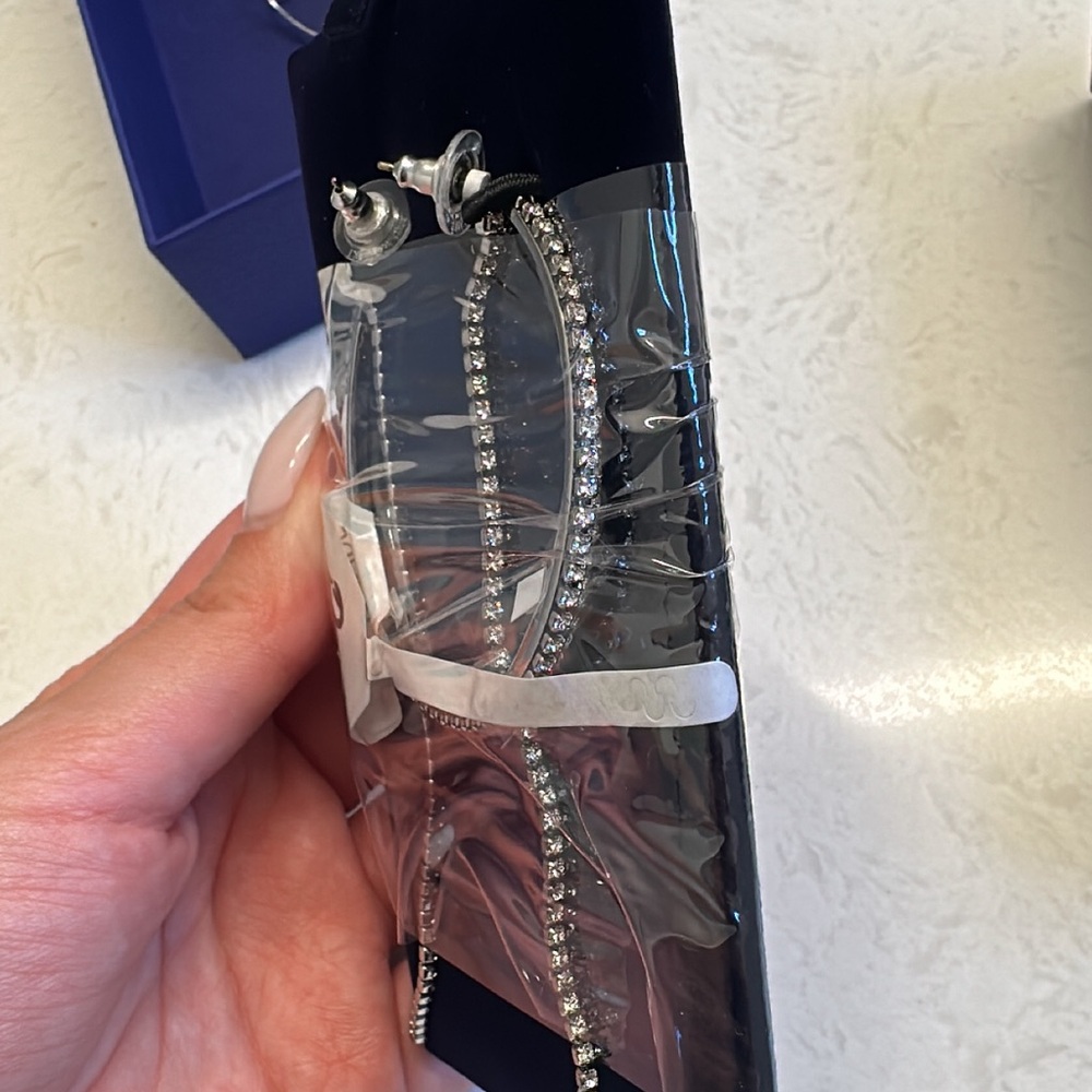 Swarovski Crystal Large PE Hoop - Picture 2 of 5